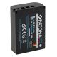 PATONA - Batterie Olympus BLX-1 2400mAh Li-Ion Platinum Charge USB-C