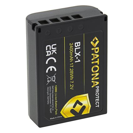 PATONA - Batterie Olympus BLX-1 2400mAh Li-Ion Protect OM-1