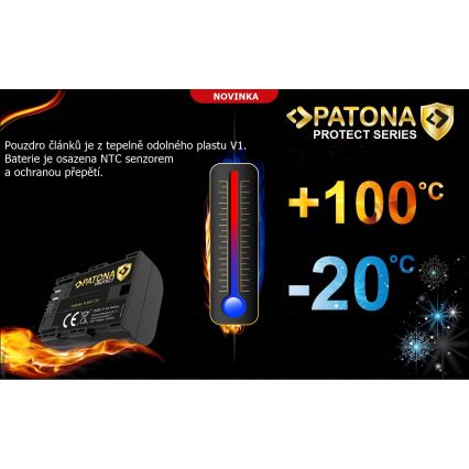 PATONA - Batterie Olympus BLX-1 2400mAh Li-Ion Protect OM-1