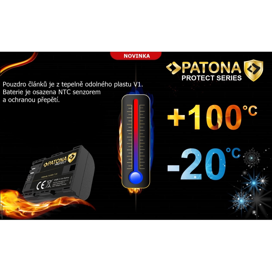 PATONA - Batterie Olympus BLX-1 2400mAh Li-Ion Protect OM-1