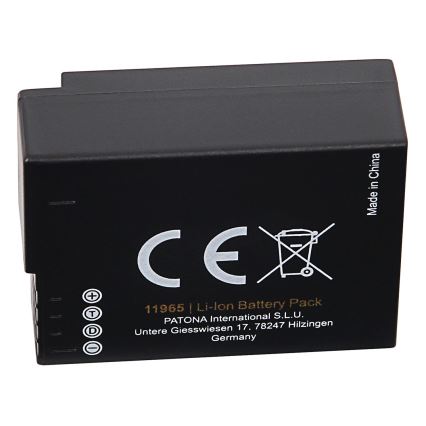 PATONA - Batterie Panasonic DMW-BLC12 E 1100mAh Li-Ion Protect