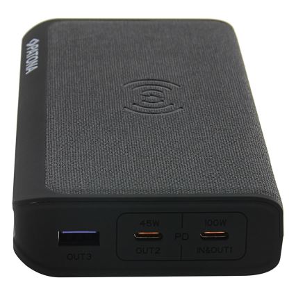 PATONA - Batterie portative 20000mAh 100W Li-lon 2xUSB-C/1x USB-A avec charge QI