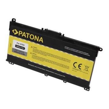 PATONA - Batterie pour HP Pavilion X360 14-BA série 3400mAh Lithium-polymère 11,55V BK03 / BK03XL