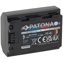 PATONA - Batterie Sony NP-FZ100 2400mAh Li-Ion Platinum USB-C