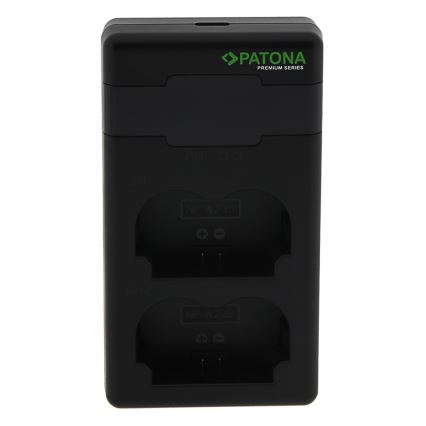 PATONA - Chargeur connecté Dual Fuji NP-W235 + câble USB-C 0,6m