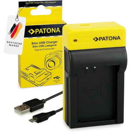 PATONA - Chargeur Photo Canon LP-E12 slim,USB