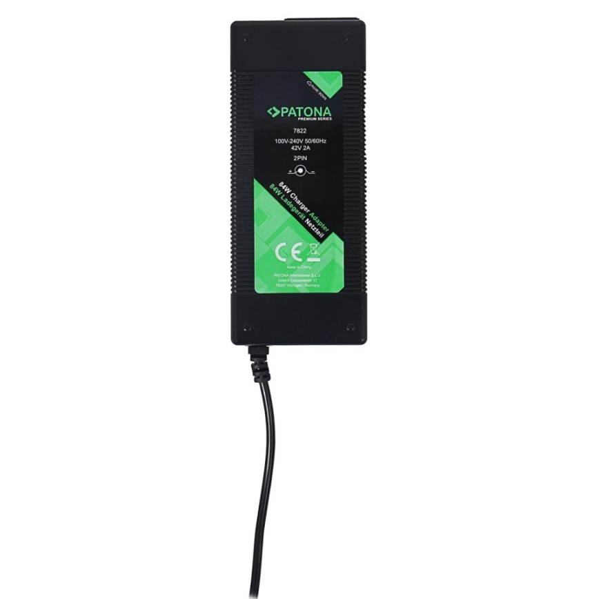 PATONA - Chargeur pour trottinette électrique Xiaomi Mi 42V/2A M365/PRO/PRO2/Essential