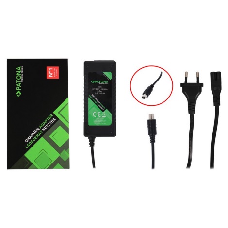 PATONA - Chargeur pour Xiaomi Mi trottinette électrique 42V/2A