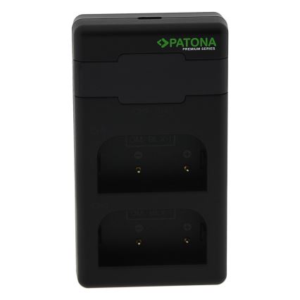 PATONA - Chargeur rapide Dual Olympus BLX-1 + câble USB-C 0,6m