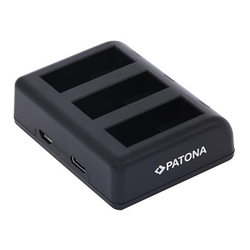 PATONA - Chargeur Triple GoPro Hero 9 AHDBT901