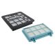 PATONA - Lot de filtres Philips FC8010/02 pour Powerpro Compact Active