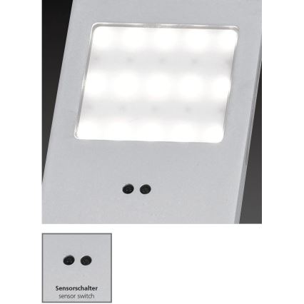 Paul Neuhaus 1121-95-3 - LOT 3x Luminaire de meuble avec un détecteur LED/2W/230V