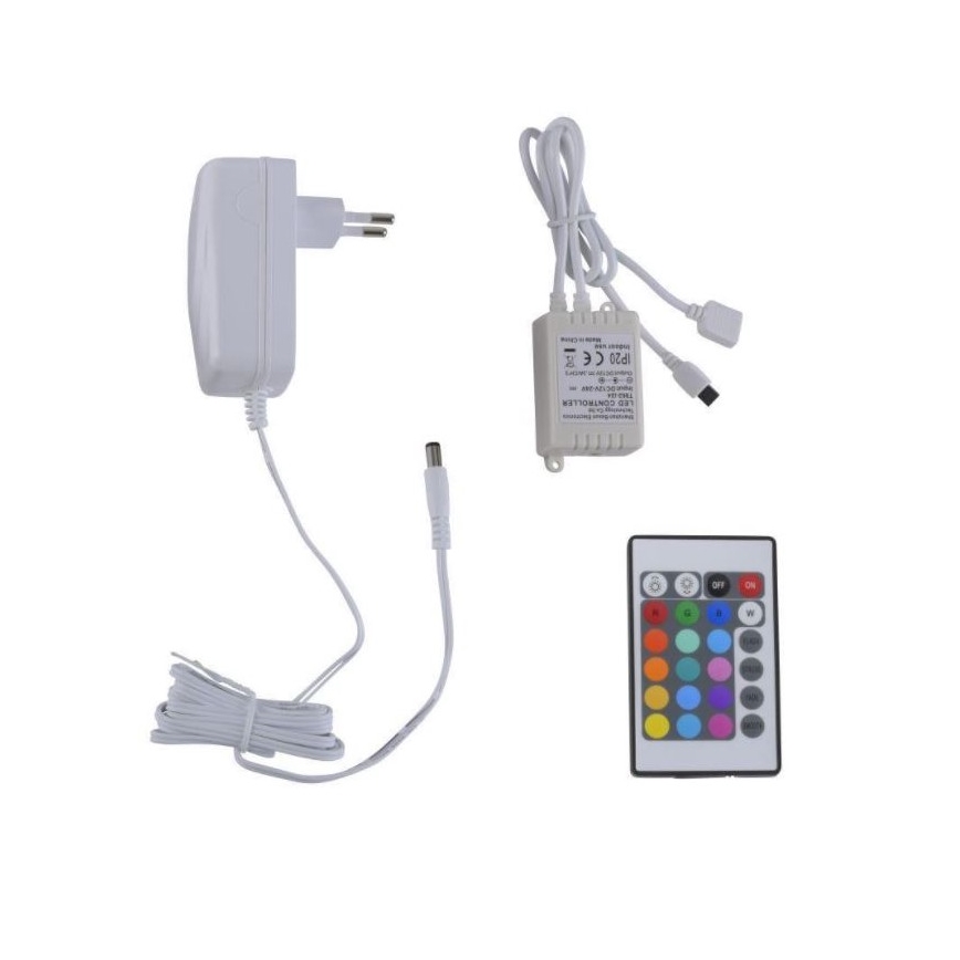 Paul Neuhaus 1205-70 - Ruban à intensité variable LED RGB TEANIA 10m LED/30W/12/230V + Télécommande