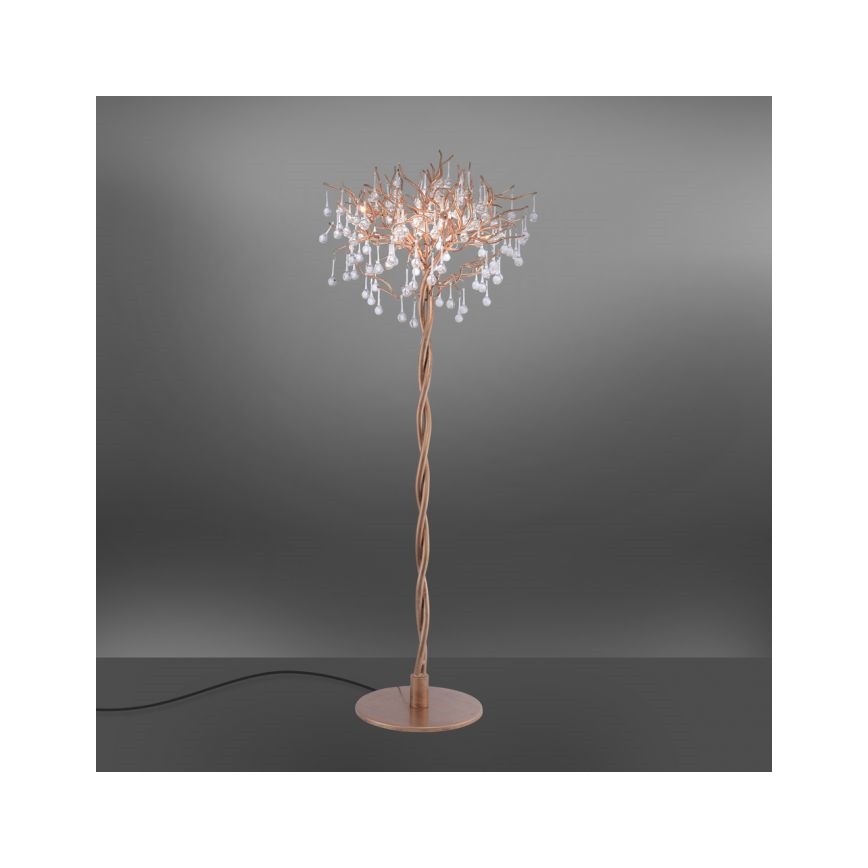 Paul Neuhaus 232-11 - Lampadaire ICICLE 5xG9/40W/230V laiton