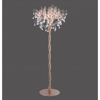 Paul Neuhaus 232-11 - Lampadaire ICICLE 5xG9/40W/230V laiton