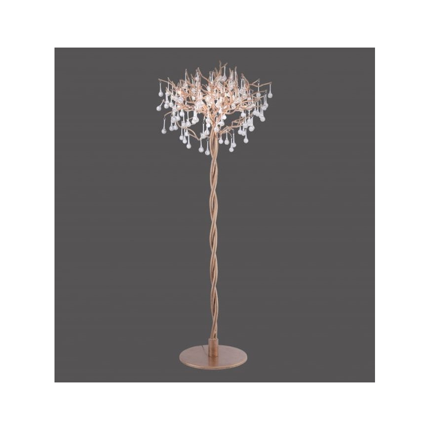 Paul Neuhaus 232-11 - Lampadaire ICICLE 5xG9/40W/230V laiton