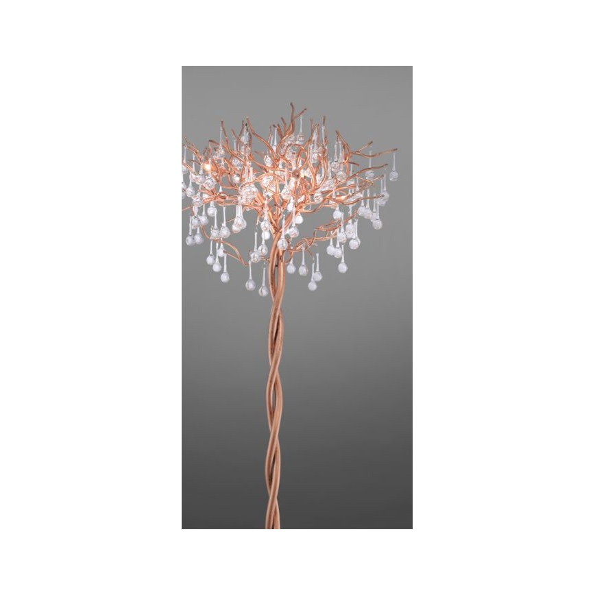 Paul Neuhaus 232-11 - Lampadaire ICICLE 5xG9/40W/230V laiton