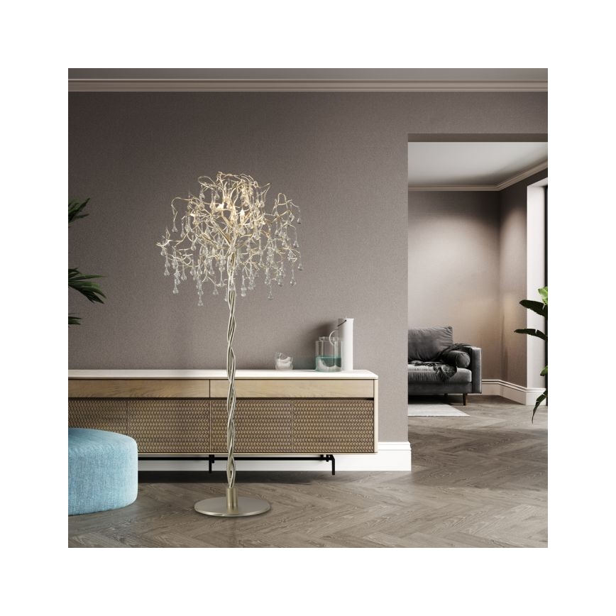 Paul Neuhaus 232-55 - Lampadaire ICICLE 5xG9/40W230V chrome brillant