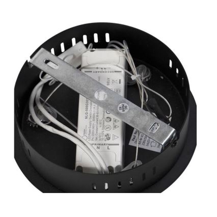 Paul Neuhaus 2472-18 - Suspension filaire LED à intensité variable ROMAN LED/30W/230V noire