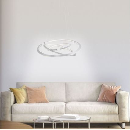 Paul Neuhaus 2493-55 - Suspension filaire à intensité variable ALESSA 3xLED/38W/230V + Télécommande