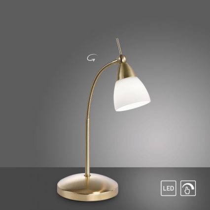 Paul Neuhaus 4001-60 - Lampe de table tactile à intensité variable PINO 1xG9/3W/230V doré