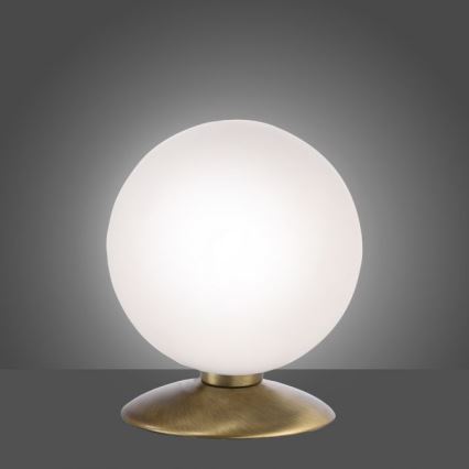 Paul Neuhaus 4013-11 - Lampe de table tactile à intensité variable BUBBA 1xG9/3W/230V laiton