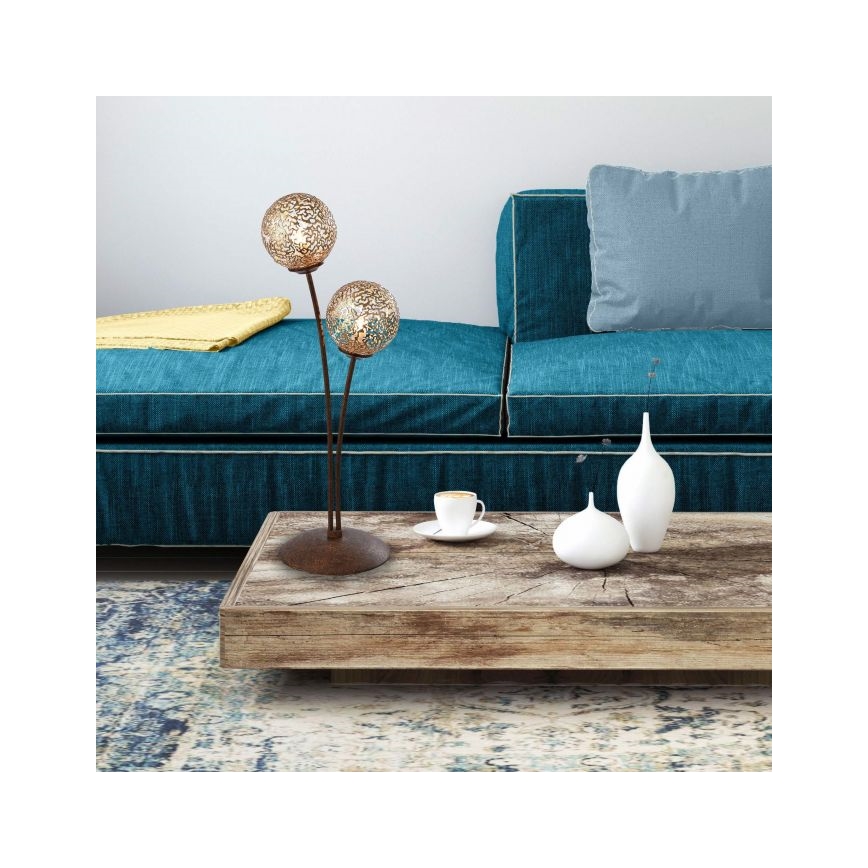 Paul Neuhaus 4032-48 - Lampe de table GRETA 2xG9/40W/230V