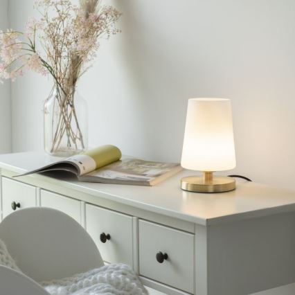 Paul Neuhaus 4146-60 - Lampe de table LED à intensité variable SONJA 1xG9/3W/230V laiton