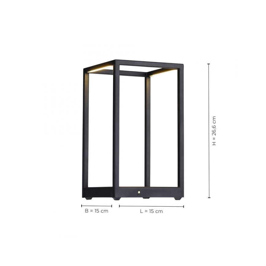 Paul Neuhaus 4401-18 - Lampe de table à intensité variable CONTURA 2xLED/2,2W/230V