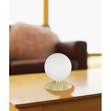 Paul Neuhaus 4437-60 - Lampe de table tactile LED à intensité variable BUBBA 1xG9/28W/230V doré