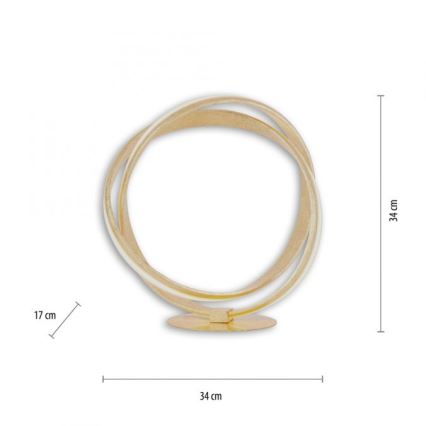 Paul Neuhaus 4531-12 - Lampe de table à intensité variable MELINDA LED/18W/230V dorée