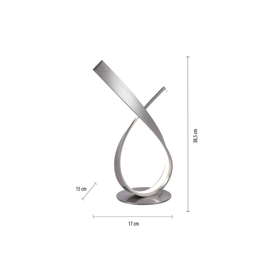 Paul Neuhaus 4720-55 - Lampe de table  à intensité variable LINDA LED/11,4W/230V mat chrome
