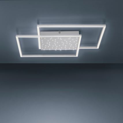 Paul Neuhaus 6024-55 - Lustre monté en surface à intensité variable YUKI LED/49W/230V + Télécommande