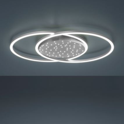 Paul Neuhaus 6025-55 - Lustre monté en surface à intensité variable YUKI LED/48W/230V + Télécommande