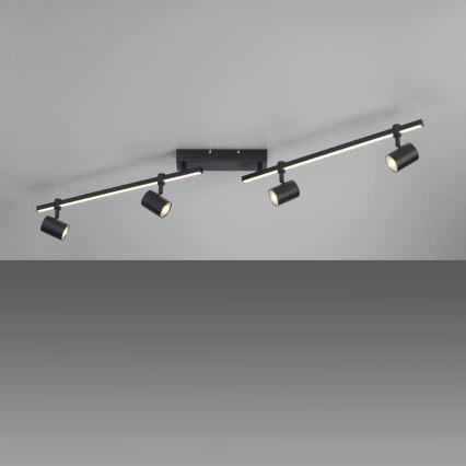 Paul Neuhaus 6525-18 - Spot BARIK 4xGU10/4,5W/230V + LED/10W