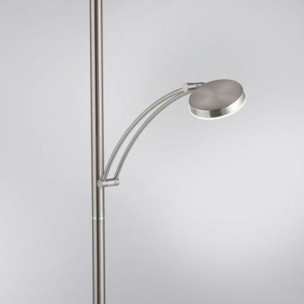 Paul Neuhaus 655-55 - Lampadaire LED dimmable ALFRED LED/28W+LED/4W/230V chrome brillant