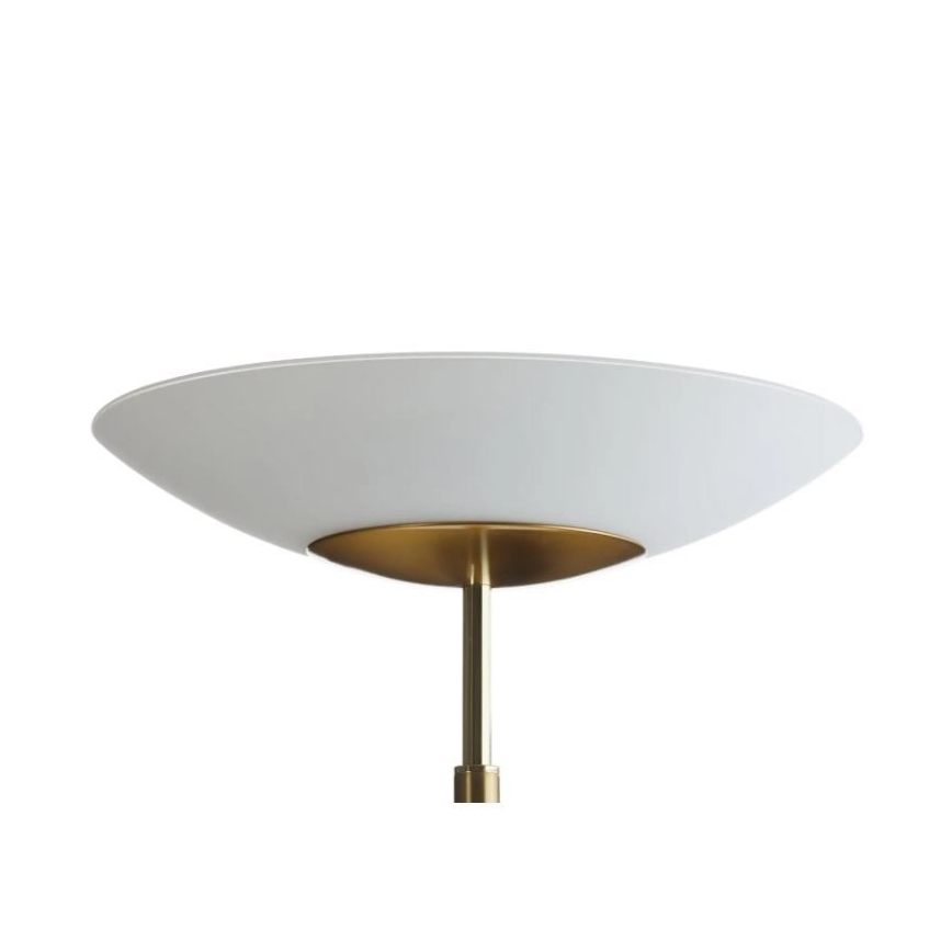 Paul Neuhaus - 655-60 - Lampadaire à intensité variable LED ALFRED 1xLED/28W/230V+1xLED/4W/230V laiton