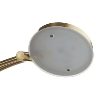 Paul Neuhaus - 655-60 - Lampadaire à intensité variable LED ALFRED 1xLED/28W/230V+1xLED/4W/230V laiton