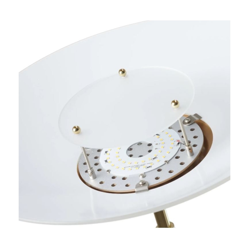 Paul Neuhaus - 655-60 - Lampadaire à intensité variable LED ALFRED 1xLED/28W/230V+1xLED/4W/230V laiton