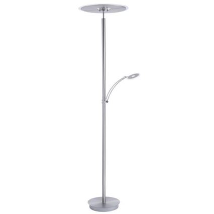 Paul Neuhaus 673-55 - Lampadaire à intensité variable ARTUR 2xLED/21W/230V+1xLED/6W chrome brillant