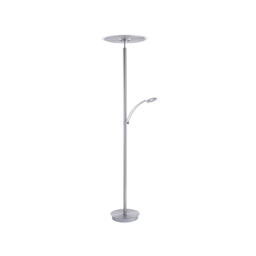 Paul Neuhaus 673-55 - Lampadaire à intensité variable ARTUR 2xLED/21W/230V+1xLED/6W chrome brillant