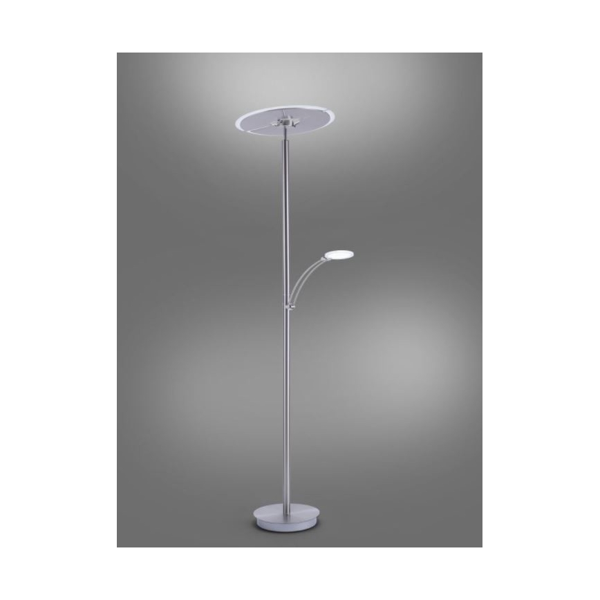 Paul Neuhaus 673-55 - Lampadaire à intensité variable ARTUR 2xLED/21W/230V+1xLED/6W chrome brillant