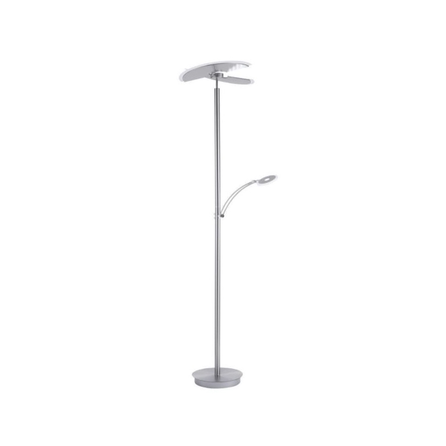 Paul Neuhaus 673-55 - Lampadaire à intensité variable ARTUR 2xLED/21W/230V+1xLED/6W chrome brillant