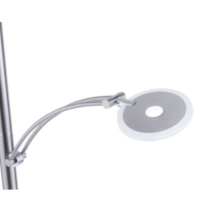 Paul Neuhaus 673-55 - Lampadaire à intensité variable ARTUR 2xLED/21W/230V+1xLED/6W chrome brillant