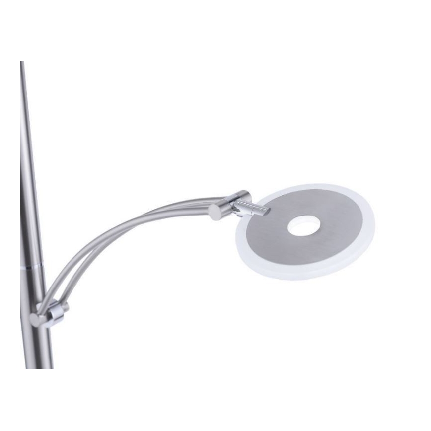 Paul Neuhaus 673-55 - Lampadaire à intensité variable ARTUR 2xLED/21W/230V+1xLED/6W chrome brillant