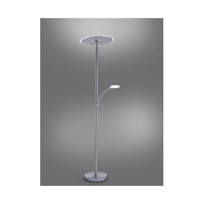 Paul Neuhaus 673-55 - Lampadaire à intensité variable ARTUR 2xLED/21W/230V+1xLED/6W chrome brillant