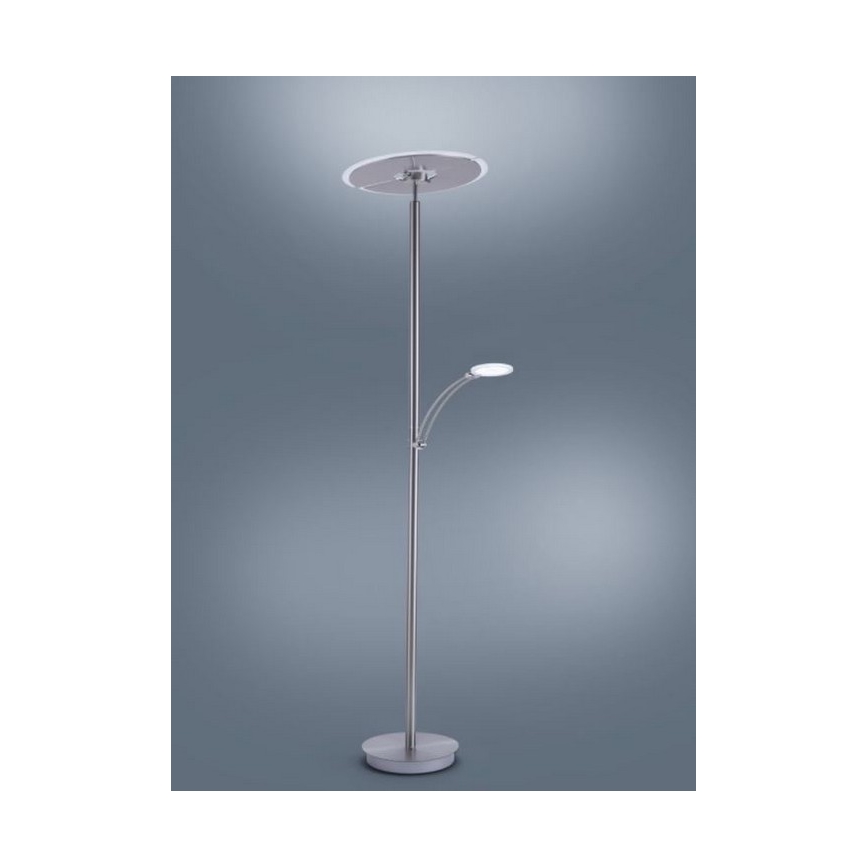 Paul Neuhaus 673-55 - Lampadaire à intensité variable ARTUR 2xLED/21W/230V+1xLED/6W chrome brillant