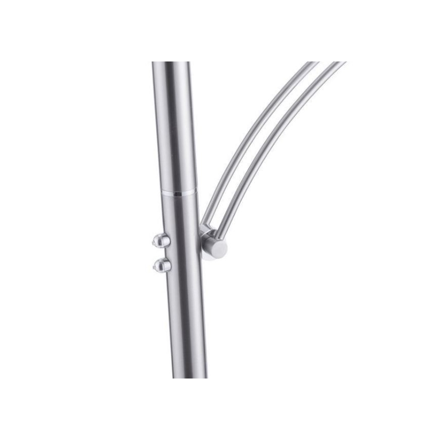 Paul Neuhaus 673-55 - Lampadaire sur pied LED dimmable ARTUR 2xLED/21W/230V+LED/6W chrome brillant