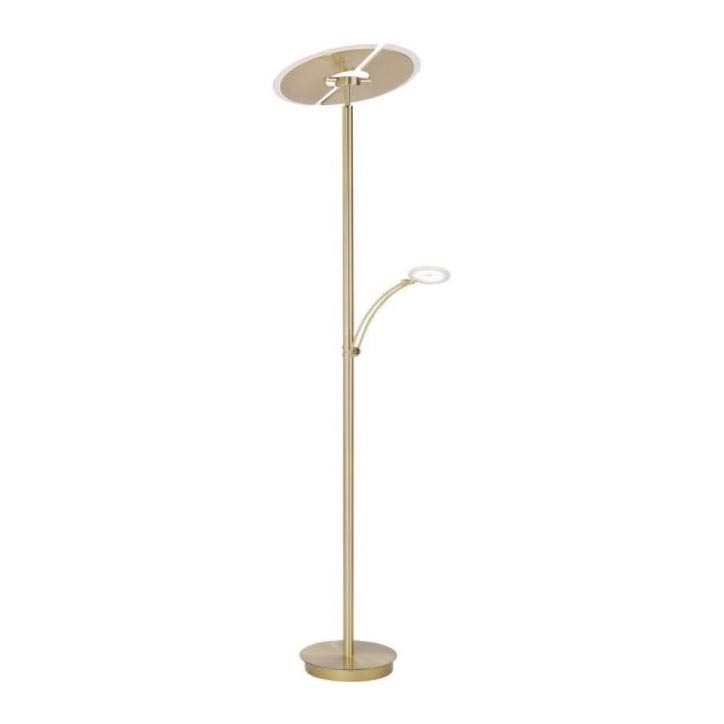 Paul Neuhaus 673-60 - Lampadaire LED à intensité variable ARTUR 2xLED/21W/230V+1xLED/6W/230V doré