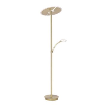Paul Neuhaus 673-60 - Lampadaire LED dimmable ARTUR 2xLED/21W/230V+LED/6W doré